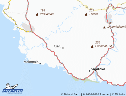 MICHELIN Cuvu map - ViaMichelin