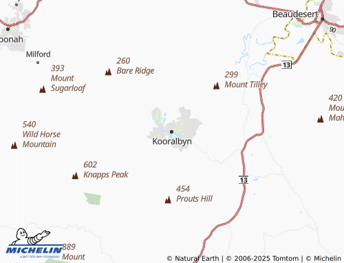 MICHELIN Kooralbyn map - ViaMichelin