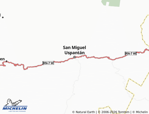 Mappa MICHELIN San Miguel Uspantán - ViaMichelin
