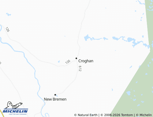 Mapa MICHELIN Croghan - ViaMichelin