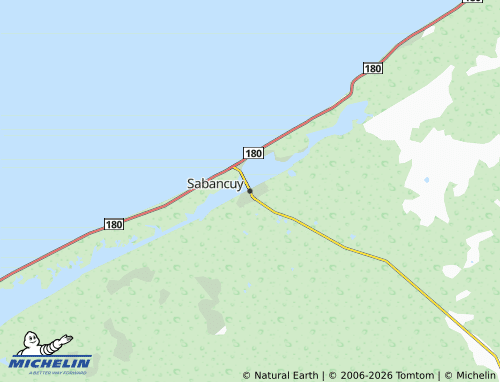 MICHELIN Sabancuy map - ViaMichelin