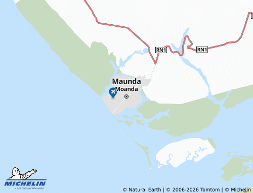Mapa MICHELIN Moanda - ViaMichelin