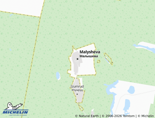 MICHELIN-Landkarte Malysheva - ViaMichelin