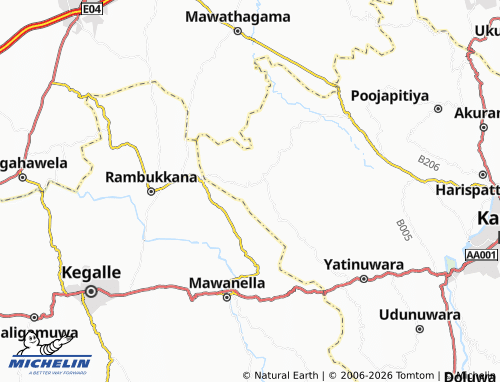 Mappa MICHELIN Dehideniya Madige - ViaMichelin