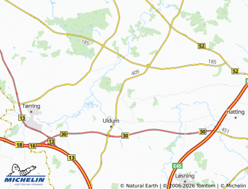Mapa MICHELIN Rask Mølle - ViaMichelin