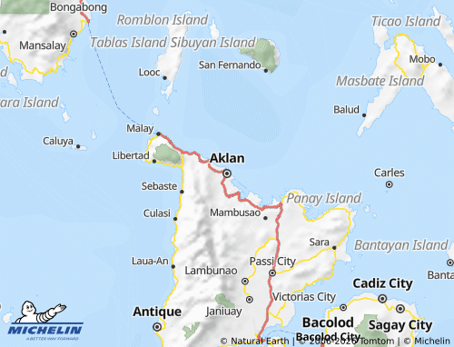 MICHELIN Aklan map - ViaMichelin
