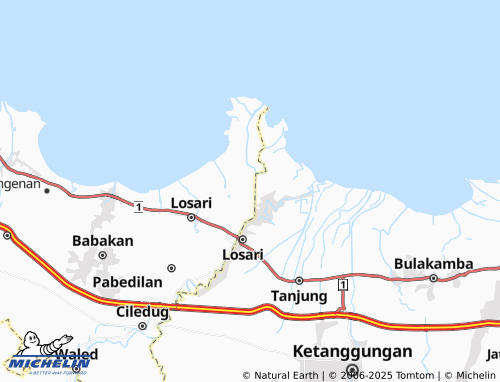 Kaart MICHELIN Kalirahayu - ViaMichelin