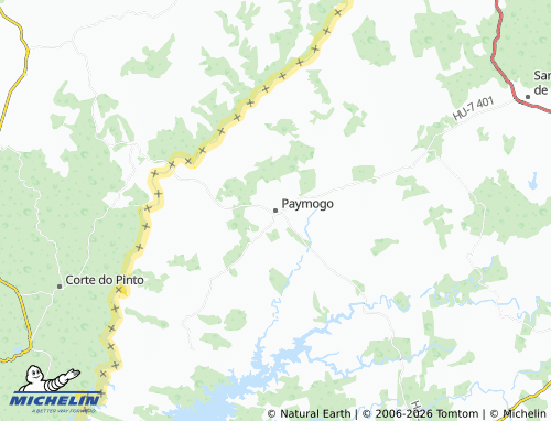 MICHELIN-Landkarte Paymogo - ViaMichelin