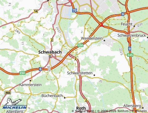 Mappa MICHELIN Schwarzach - ViaMichelin