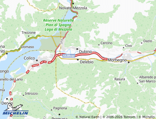 Mappa MICHELIN Delebio - ViaMichelin