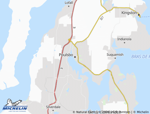 Mappa MICHELIN Poulsbo - ViaMichelin