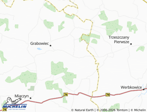 MICHELIN Bereść map - ViaMichelin
