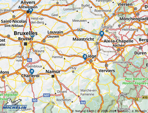 Kaart MICHELIN Borgworm - ViaMichelin