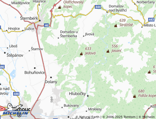Mappa MICHELIN Pohořany - ViaMichelin