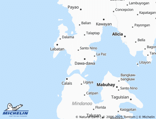 MICHELIN Tampalan map - ViaMichelin
