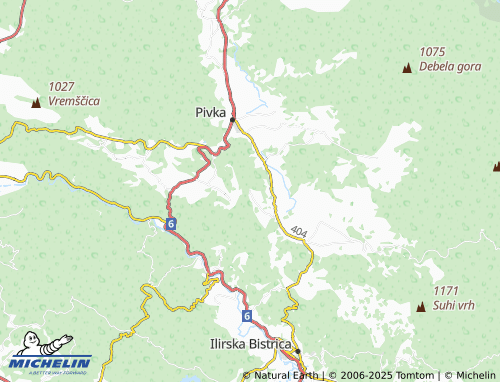Mapa MICHELIN Šilentabor - ViaMichelin
