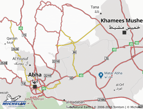 MICHELIN-Landkarte al-Ghadeer - ViaMichelin