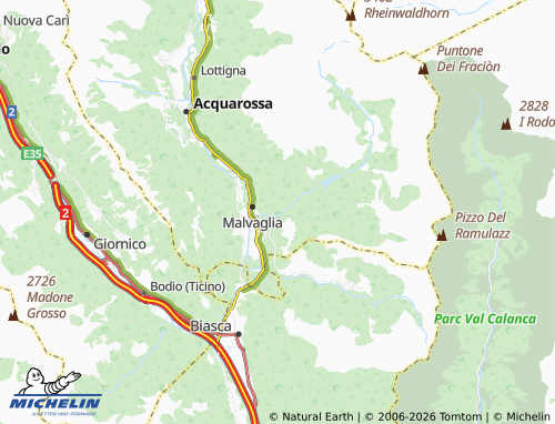 Mapa MICHELIN Pontei - ViaMichelin