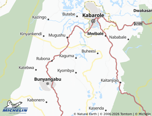 Carte MICHELIN Kaguma - ViaMichelin