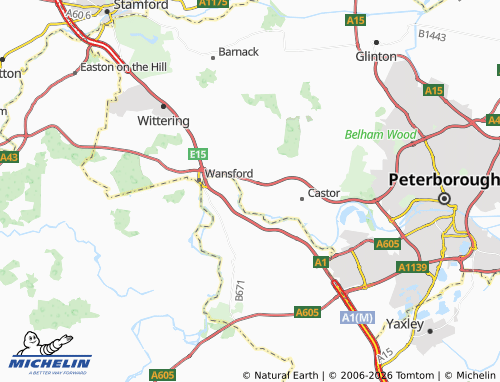 Carte MICHELIN Sutton - ViaMichelin