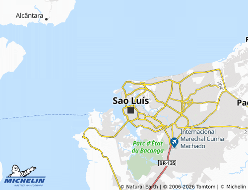 Carte MICHELIN São Francisco - ViaMichelin