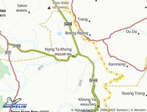 MICHELIN Nong Ta Khong map - ViaMichelin