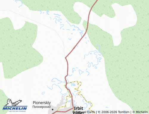 MICHELIN-Landkarte Berdyugina - ViaMichelin
