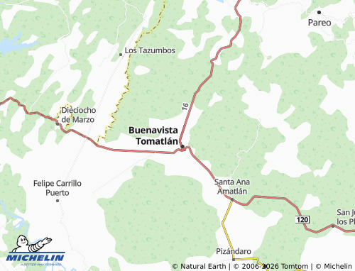 Mappa MICHELIN El Paraíso - ViaMichelin