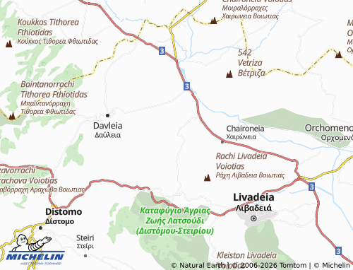 Carte MICHELIN Agios Vlasios - ViaMichelin