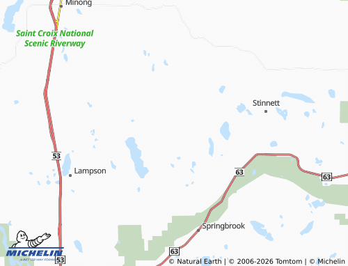 Mappa MICHELIN Gull Lake - ViaMichelin