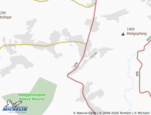 Kaart MICHELIN Thabaleboto - ViaMichelin