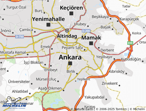 MICHELIN-Landkarte Doğuş - ViaMichelin