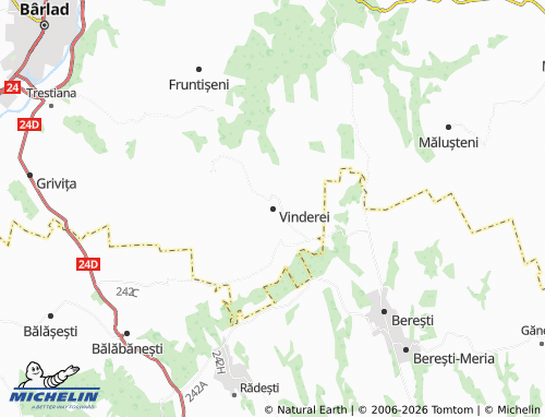 Kaart MICHELIN Vinderei - ViaMichelin