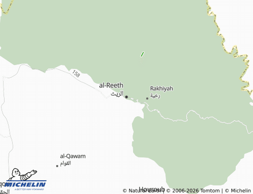 MICHELIN-Landkarte al-Reeth - ViaMichelin