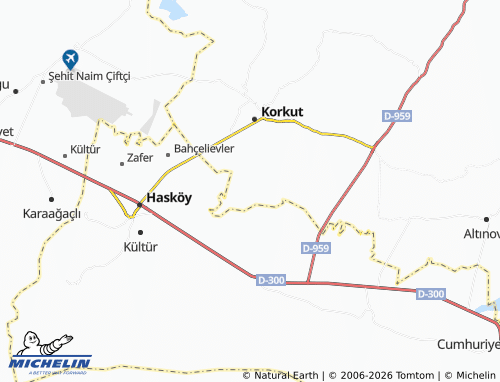 Mapa MICHELIN Kocatarla - ViaMichelin