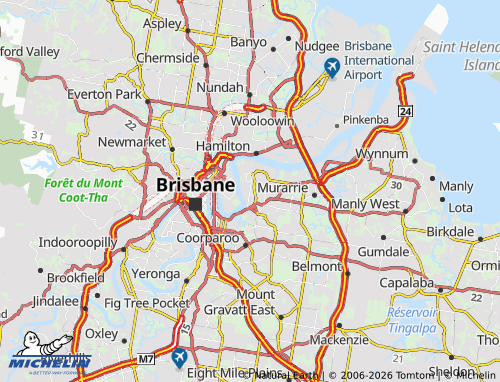 Mapa MICHELIN Hawthorne - ViaMichelin