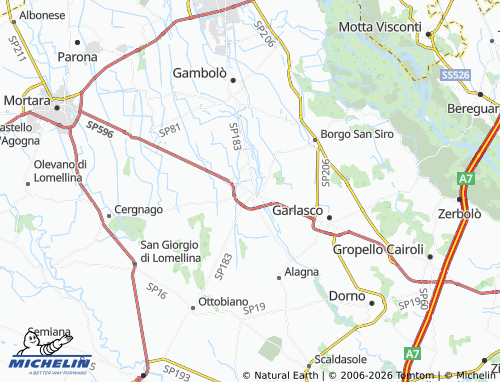 Mappa MICHELIN Tromello - ViaMichelin