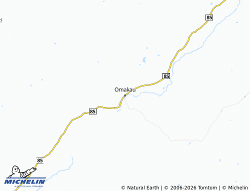 Mapa MICHELIN Omakau - ViaMichelin