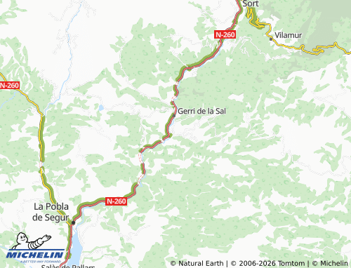 MICHELIN-Landkarte Bresca - ViaMichelin