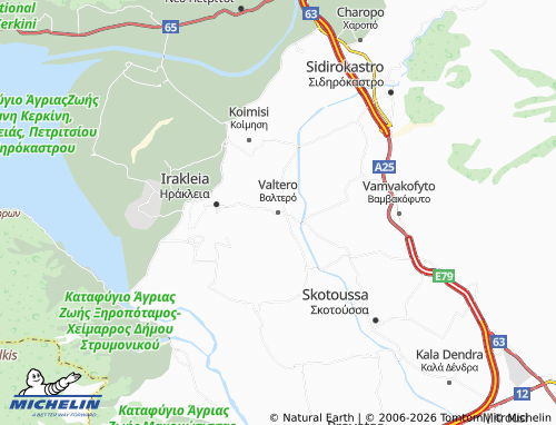 MICHELIN Valtero map - ViaMichelin