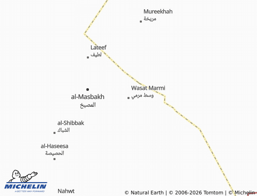 MICHELIN-Landkarte Wasat Marmi - ViaMichelin