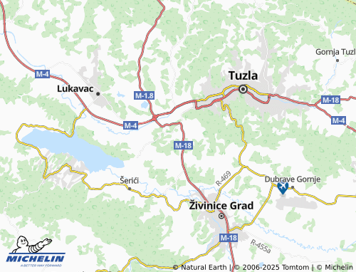 Mappa MICHELIN Cerik - ViaMichelin