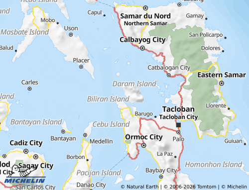 MICHELIN Biliran map - ViaMichelin
