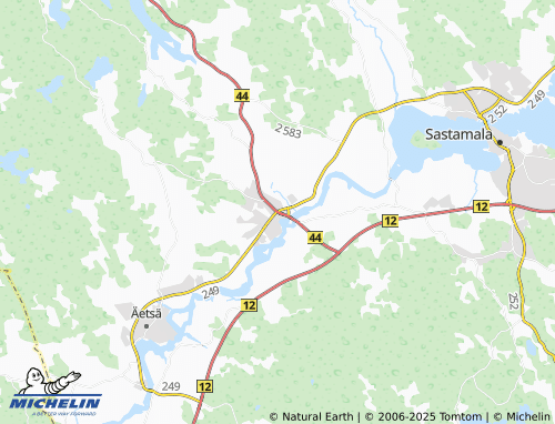 MICHELIN Kiikka map - ViaMichelin