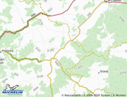 Mapa MICHELIN Lezéville - ViaMichelin