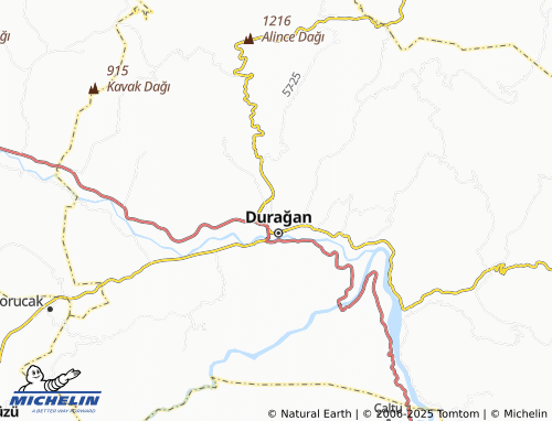MICHELIN Altınkaya map - ViaMichelin
