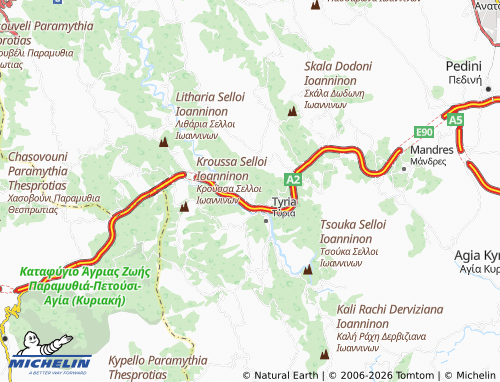 Mappa MICHELIN Koumaria - ViaMichelin