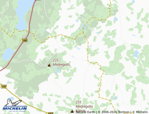 MICHELIN Palentinis map - ViaMichelin