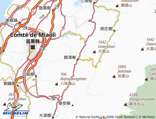 Kaart MICHELIN shi tan xiang - ViaMichelin