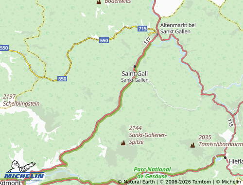 Carte MICHELIN Oberreith - ViaMichelin
